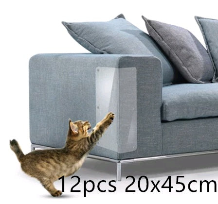 "PVC Anti-Scratch Film for Leather Furniture – Protects Sofas, Tables, and More from Pets & Damage | 2 Sheets"