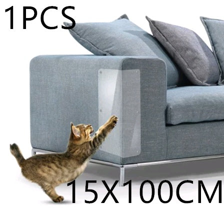 "PVC Anti-Scratch Film for Leather Furniture – Protects Sofas, Tables, and More from Pets & Damage | 2 Sheets"