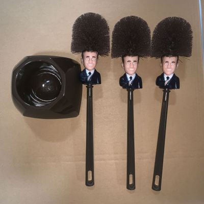 Trump Toilet Brush – Fun and Practical Household Toilet Cleaning Tool – Gag Gift for All Ages