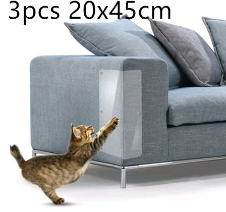 "PVC Anti-Scratch Film for Leather Furniture – Protects Sofas, Tables, and More from Pets & Damage | 2 Sheets"