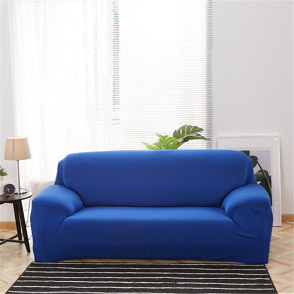 "Stretchable Sectional Sofa Slipcover – Modern Polyester & Spandex, Multiple Sizes, Plain Design"