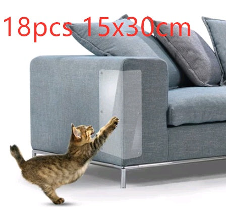 "PVC Anti-Scratch Film for Leather Furniture – Protects Sofas, Tables, and More from Pets & Damage | 2 Sheets"