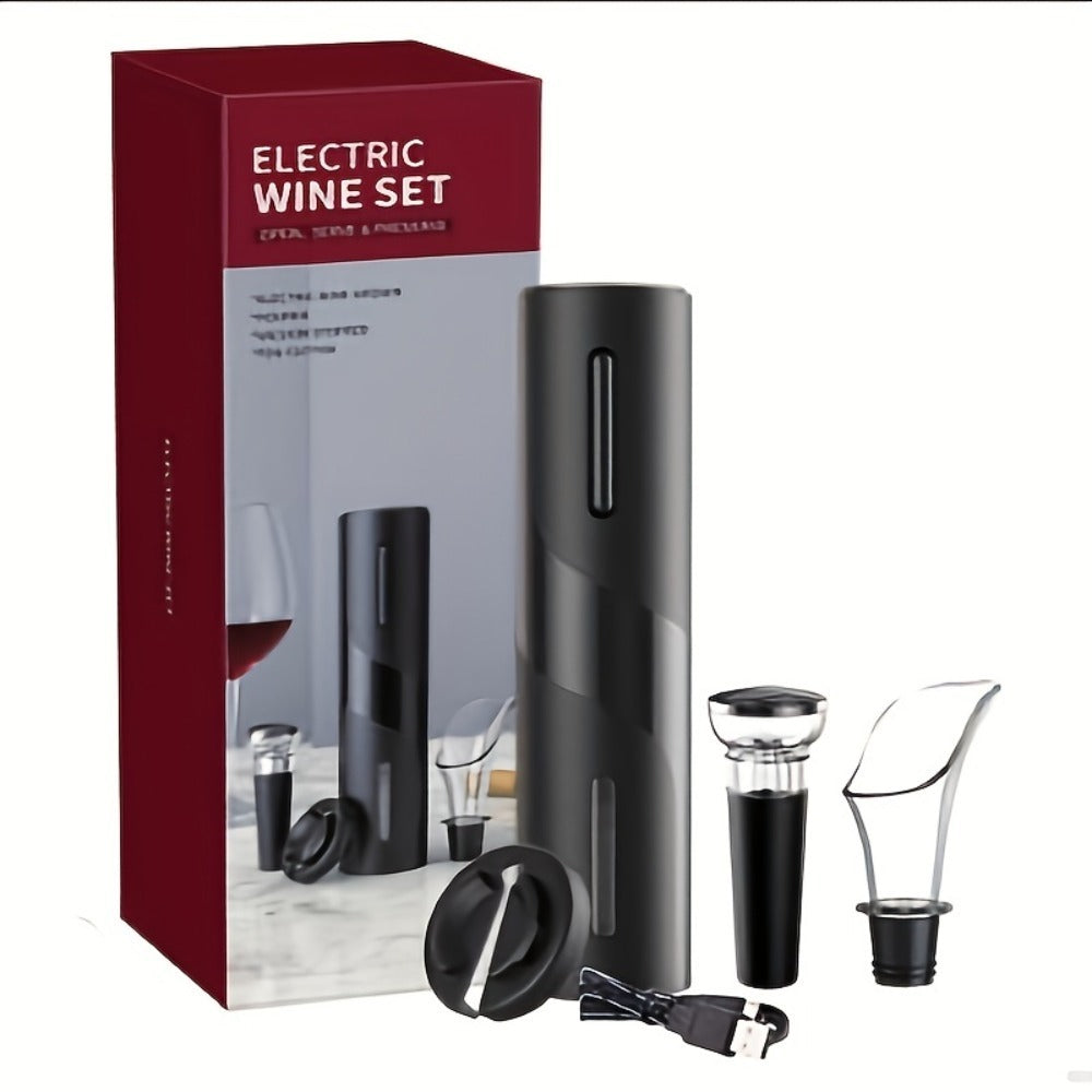 Electric Wine Opener Set Intelligent Automatic Wine Opener Bottle Opener Wine Set