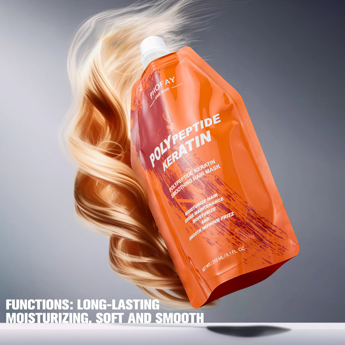 Long-Lasting Moisturizing Hair Mask – 250ml & 340ml – Softens and Smooths Hair, Ideal for Post-Shampoo Care