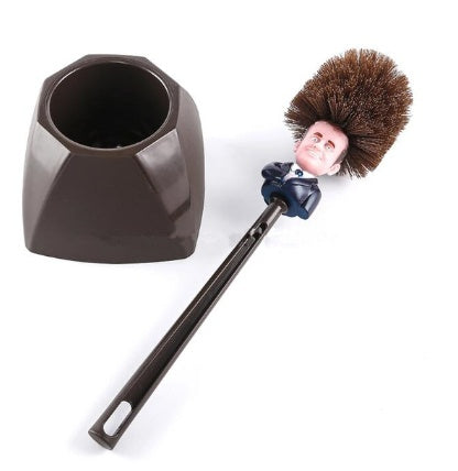 Trump Toilet Brush – Fun and Practical Household Toilet Cleaning Tool – Gag Gift for All Ages