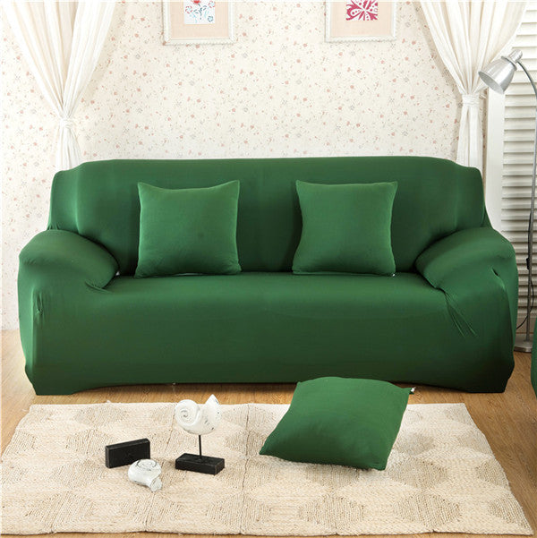 "Stretchable Sectional Sofa Slipcover – Modern Polyester & Spandex, Multiple Sizes, Plain Design"