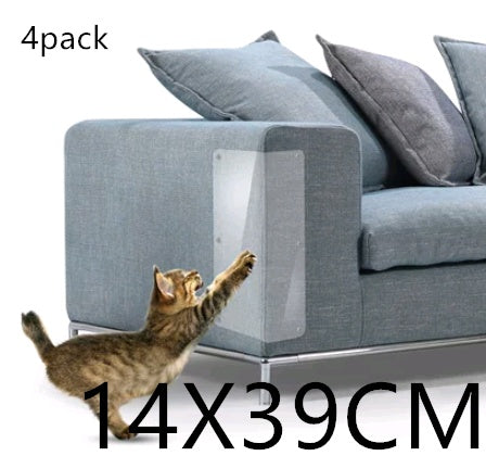 "PVC Anti-Scratch Film for Leather Furniture – Protects Sofas, Tables, and More from Pets & Damage | 2 Sheets"