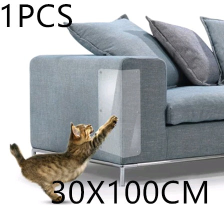 "PVC Anti-Scratch Film for Leather Furniture – Protects Sofas, Tables, and More from Pets & Damage | 2 Sheets"