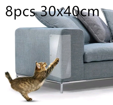 "PVC Anti-Scratch Film for Leather Furniture – Protects Sofas, Tables, and More from Pets & Damage | 2 Sheets"