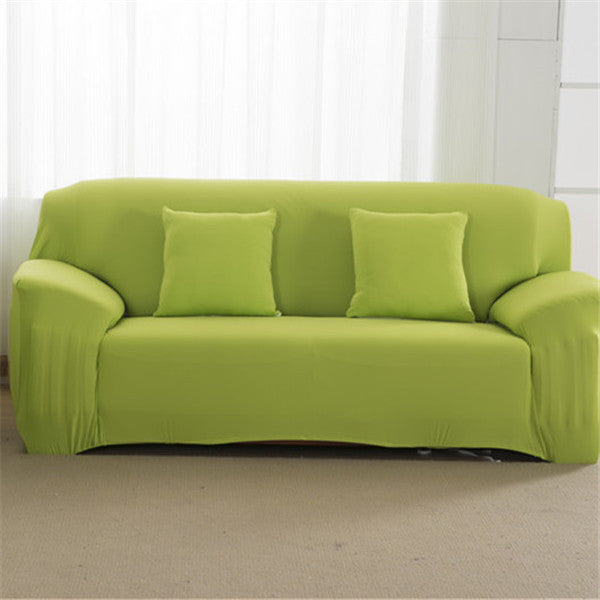 "Stretchable Sectional Sofa Slipcover – Modern Polyester & Spandex, Multiple Sizes, Plain Design"