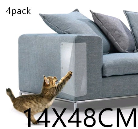 "PVC Anti-Scratch Film for Leather Furniture – Protects Sofas, Tables, and More from Pets & Damage | 2 Sheets"