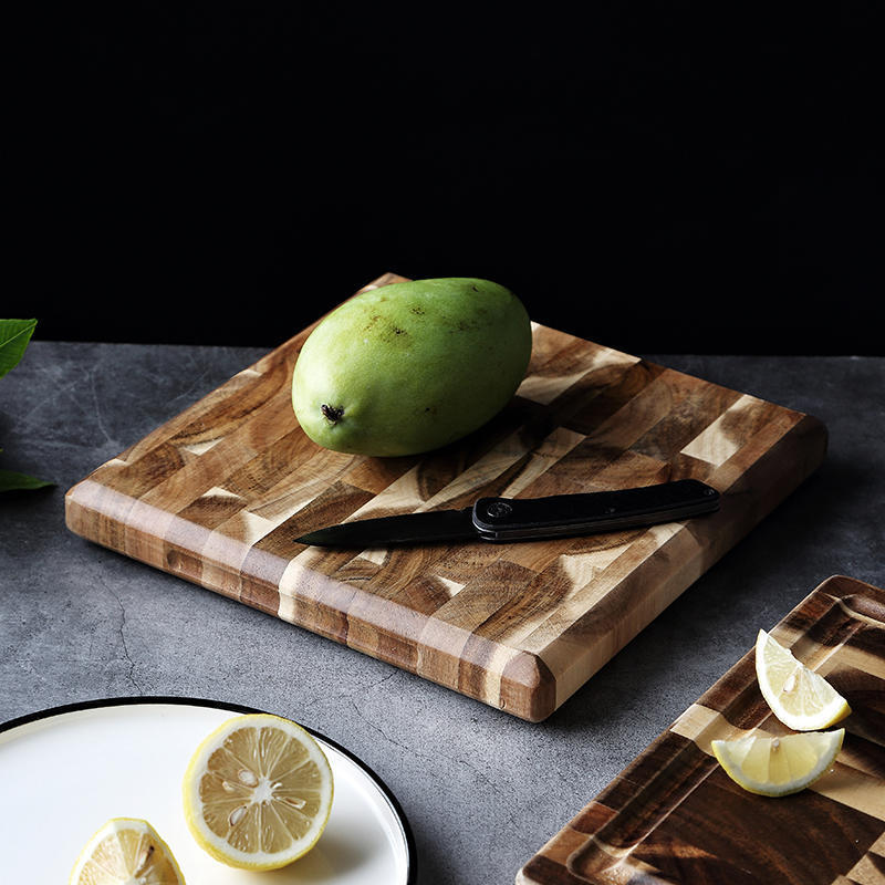 Acacia Solid Wood Cutting Board - Durable, 3cm Thick, Kitchen and Home Use