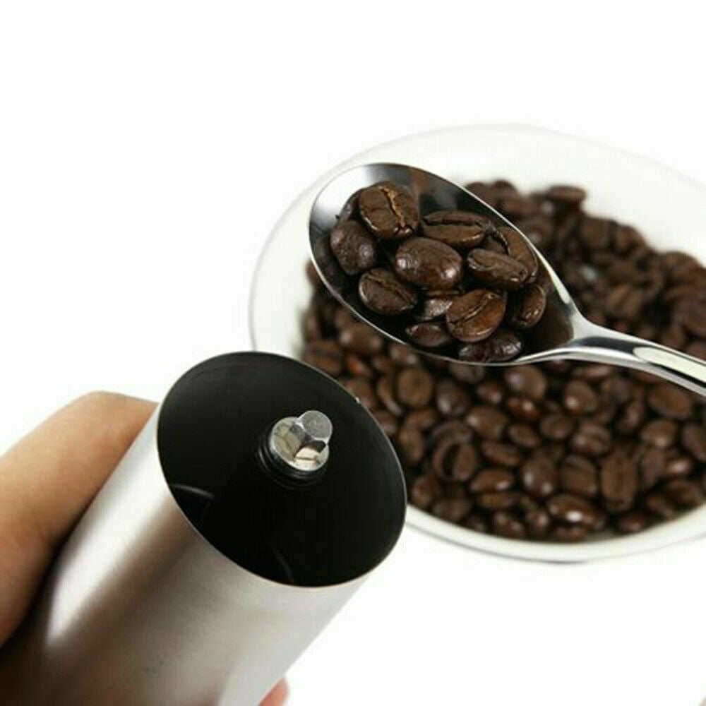 Manual Coffee Grinder - Stainless Steel, Ceramic Burr, Compact & Durable for All Brewing Methods