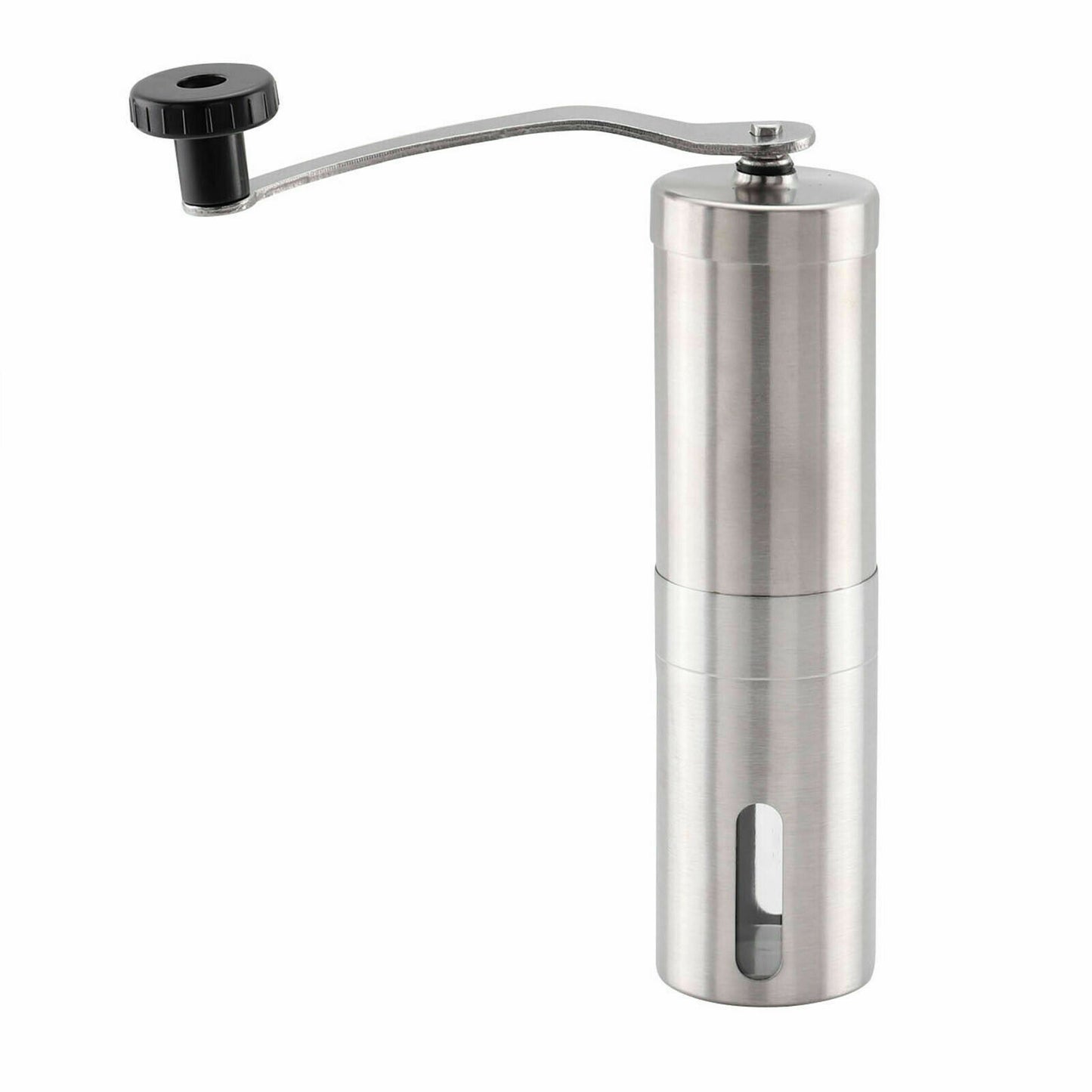 Manual Coffee Grinder - Stainless Steel, Ceramic Burr, Compact & Durable for All Brewing Methods